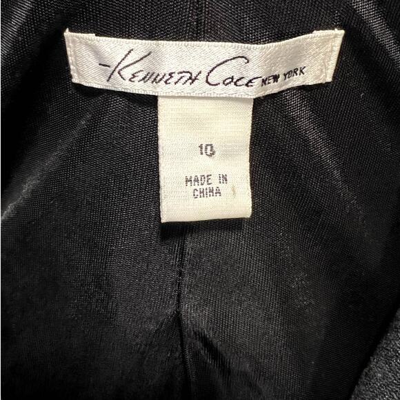 Kenneth Cole Womens Jacket Size 10 Gray Full Zip Closure Athleisure NWT - Picture 3 of 13